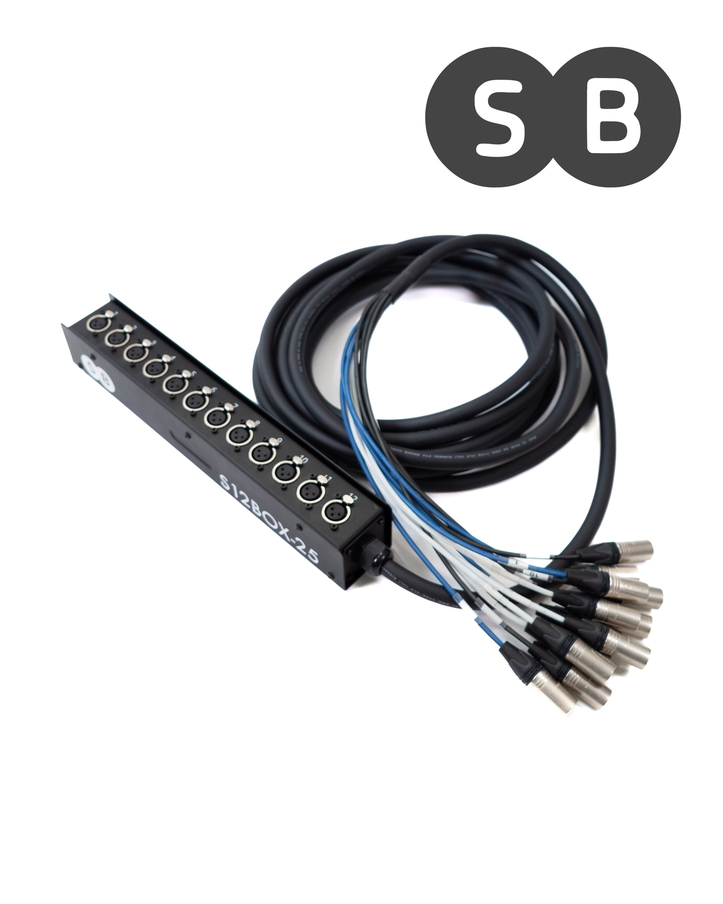12ch Slimline Stage Box (Hardwired Tails)