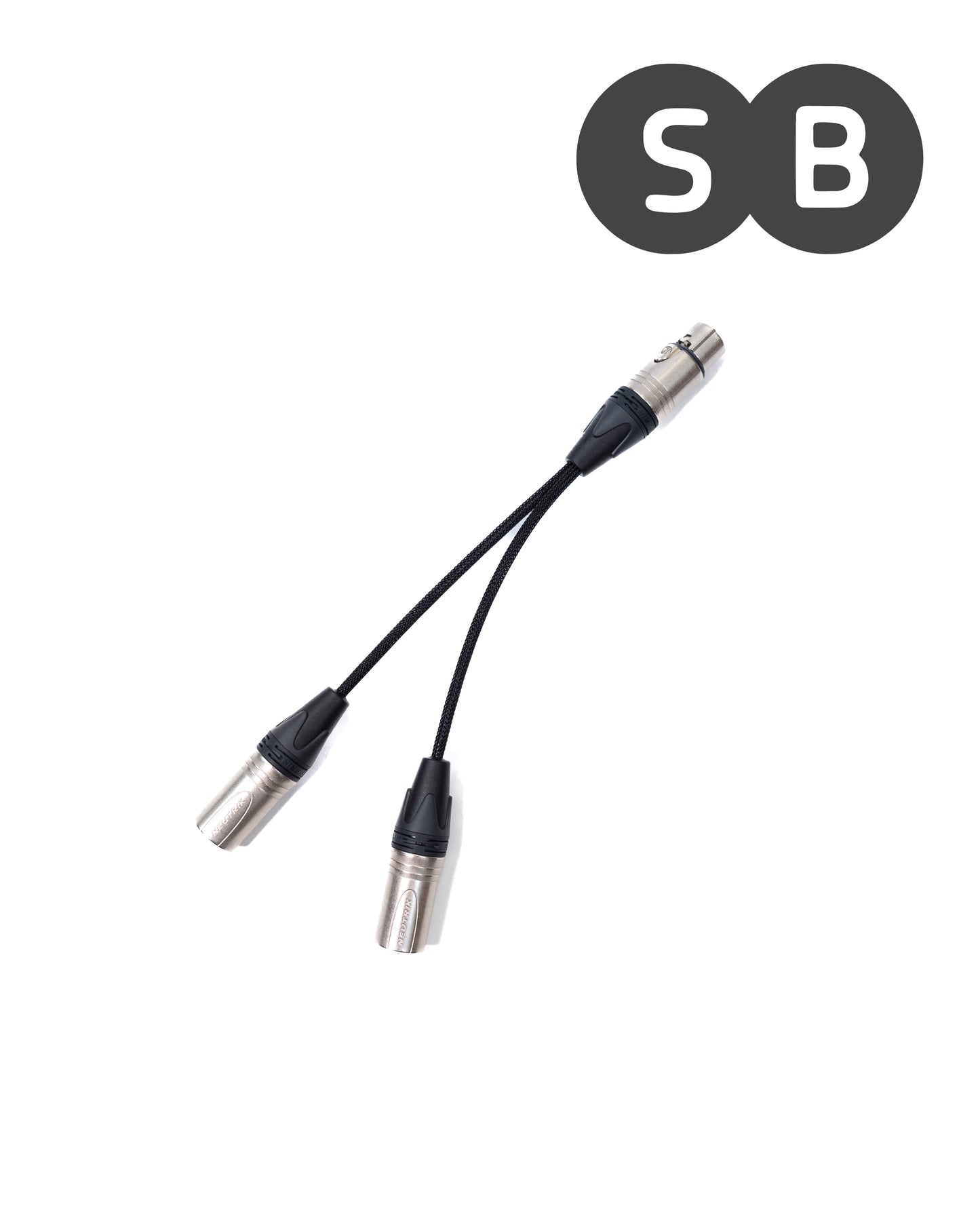 XLRF → Dual XLRM Y Cable