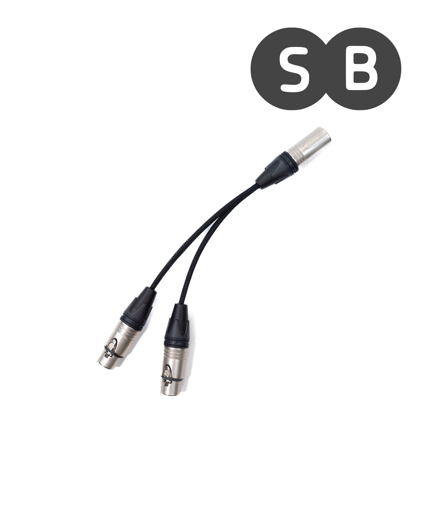 XLRM → Dual XLRF Y Cable