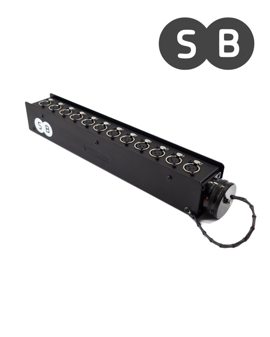 12ch Slimline Stage Box (multi-pin disconnect)
