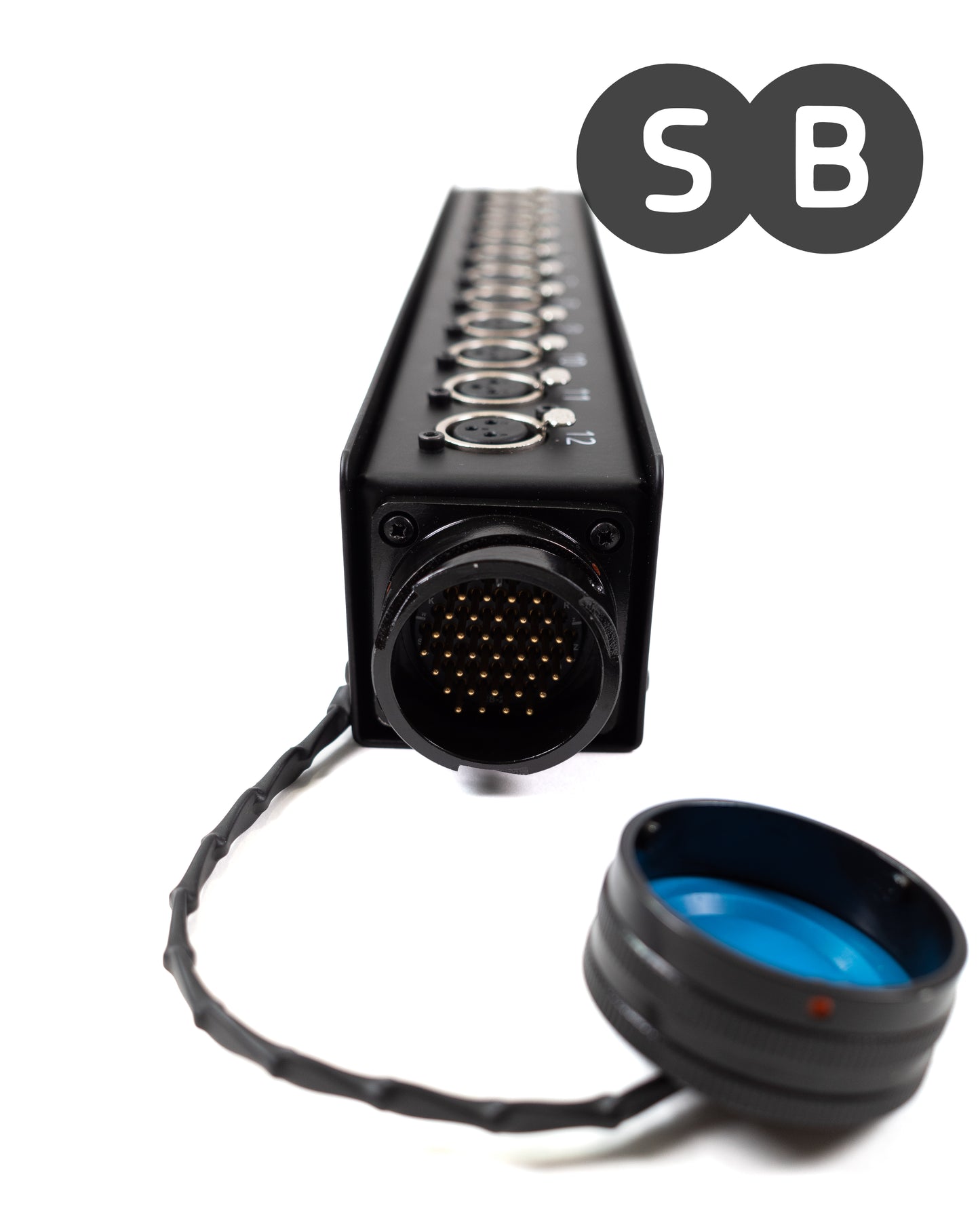 12ch Slimline Stage Box (multi-pin disconnect)