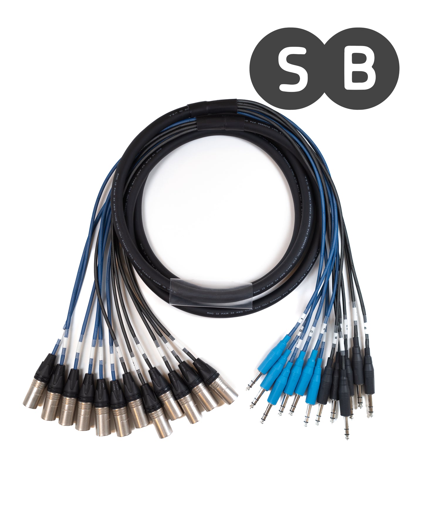 TRS-XLRM Fan Snake