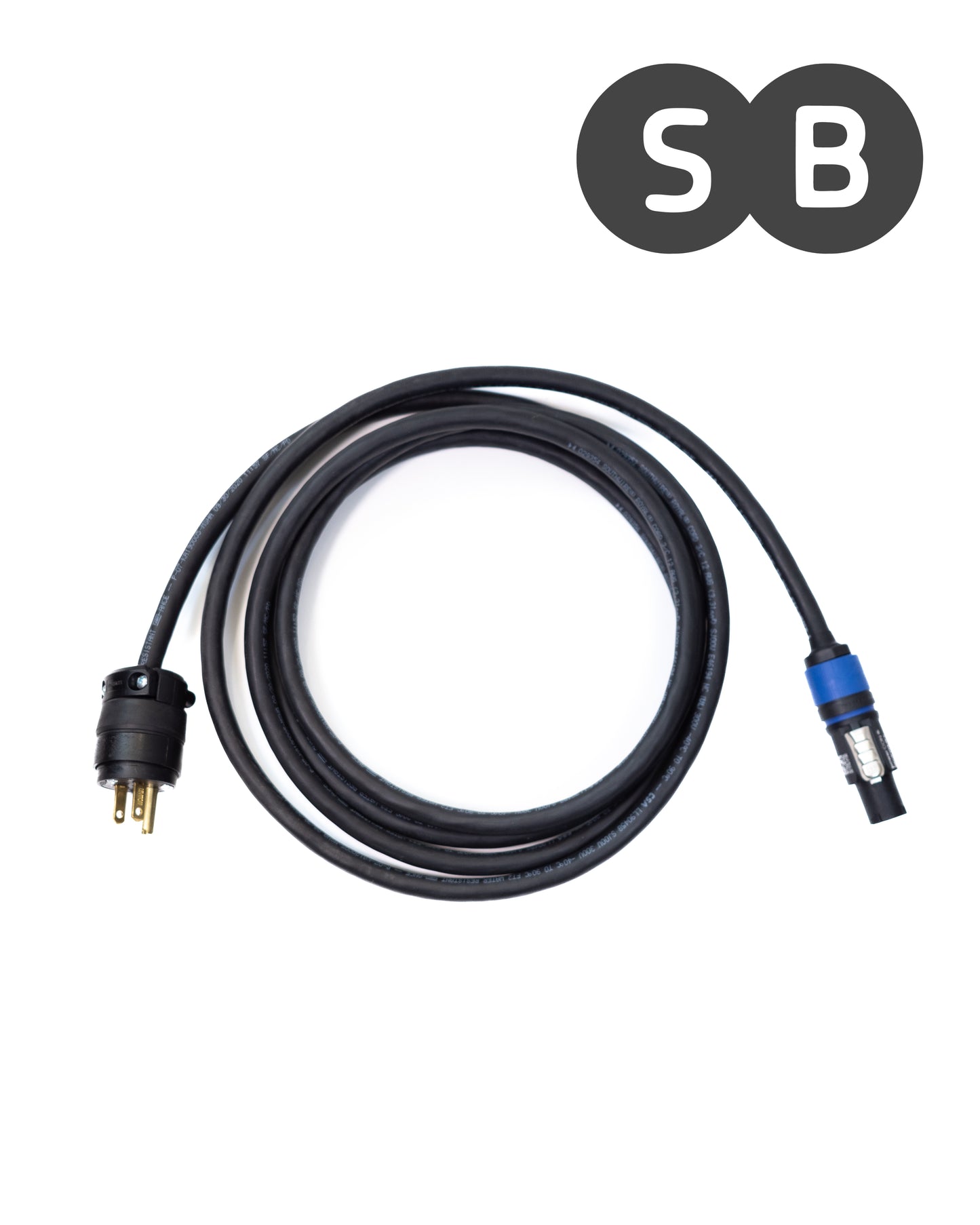 Powercon to Edison Cable